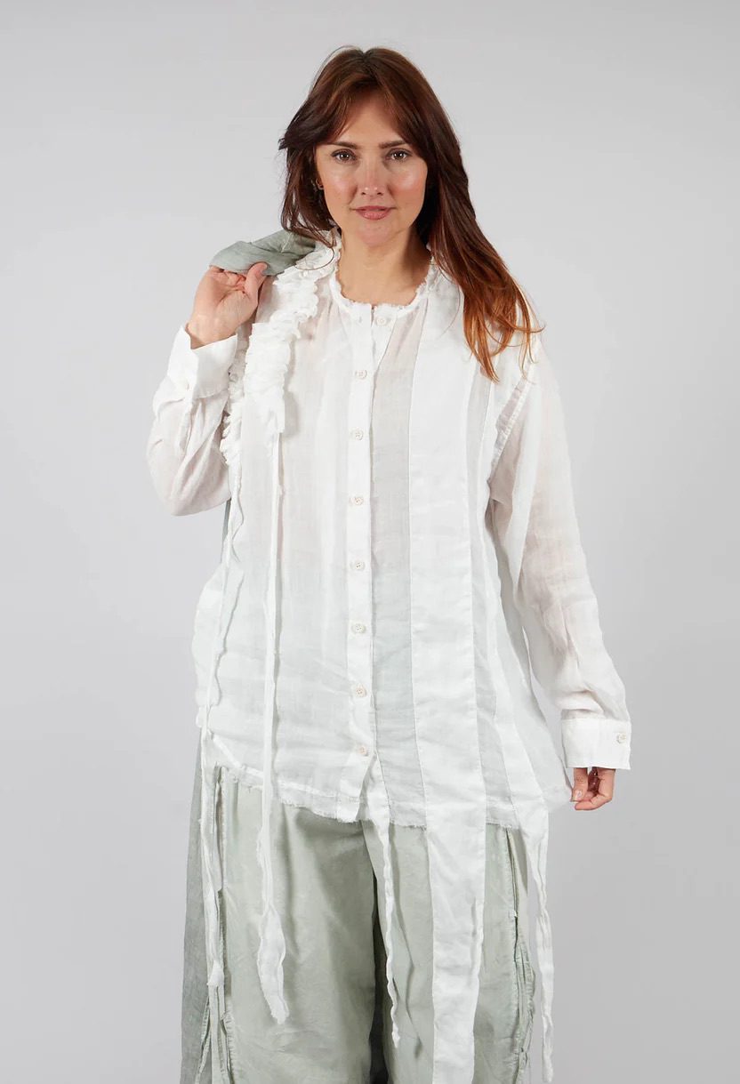 La Vaca Loca - Leer Shirt | Off White