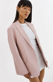Lamarque - Quirna Leather Blazer | Pink