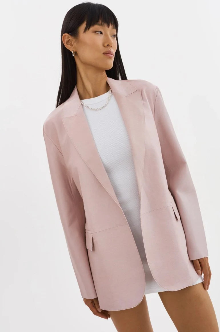 Lamarque - Quirna Leather Blazer | Pink