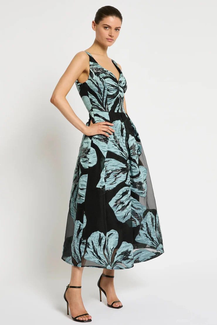 Moss and Spy - Bella Midi | Mint-Black