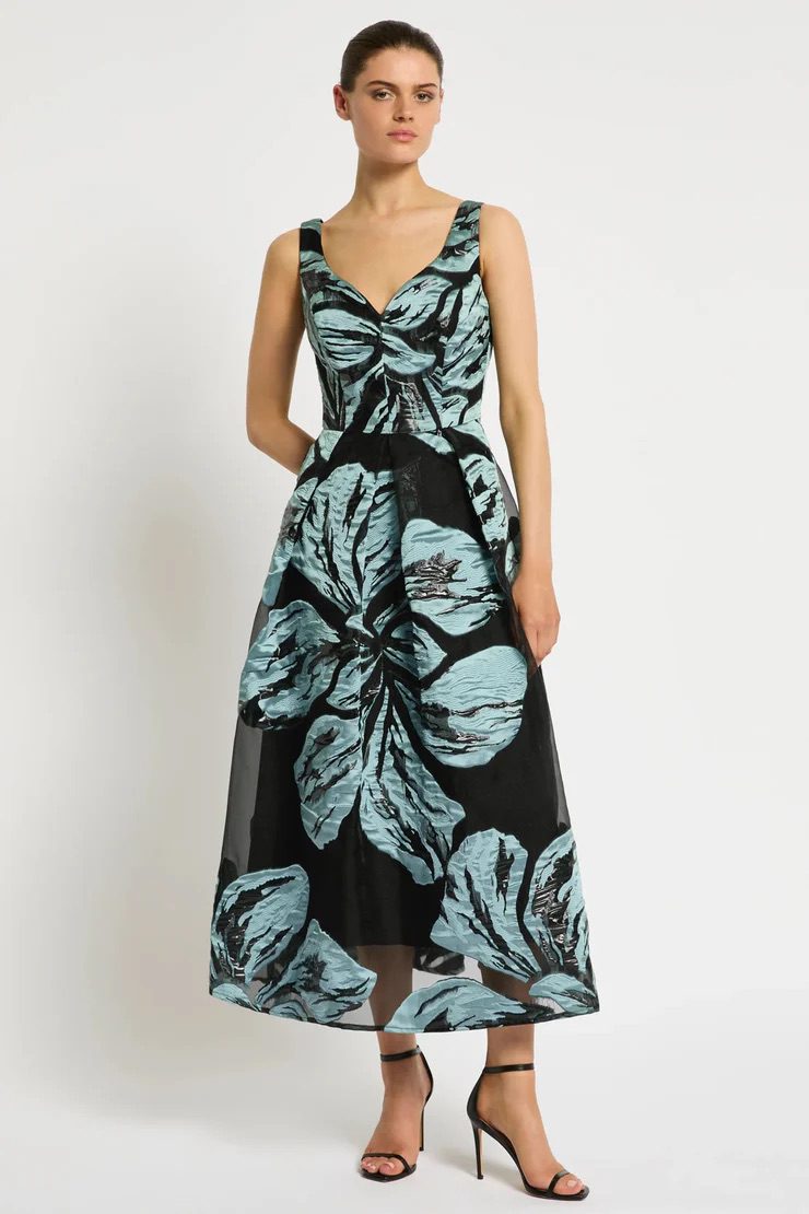 Moss and Spy - Bella Midi | Mint-Black