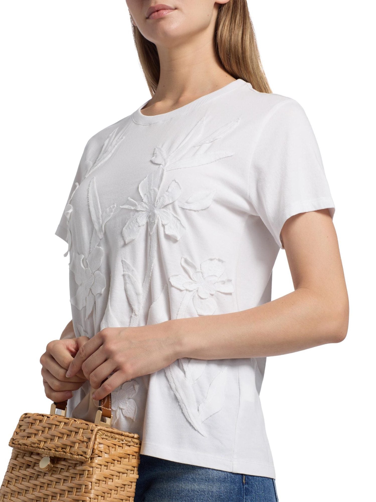 Johnny Was - Crew Neck Antionette | White