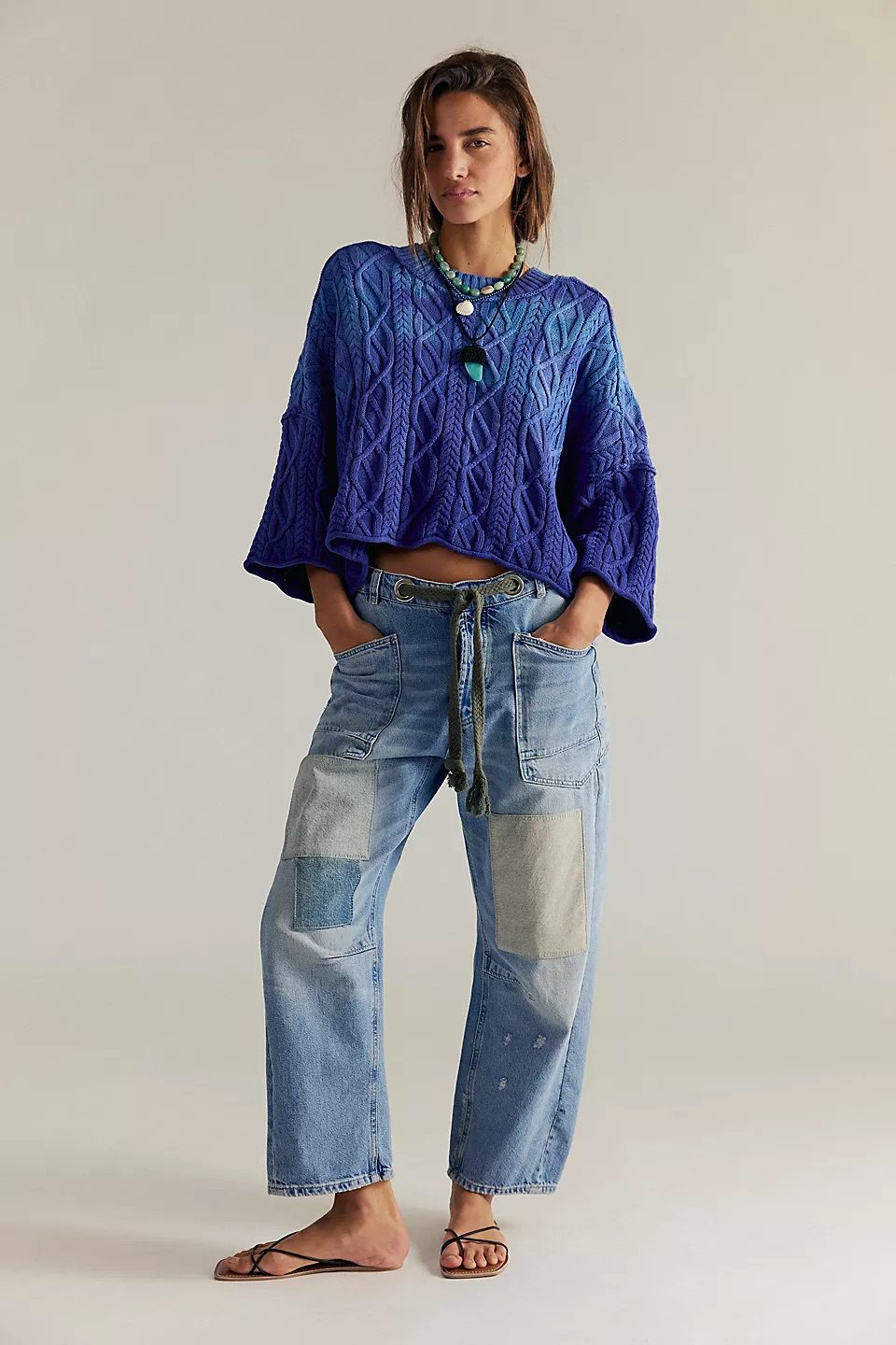 Free People - Moxie Low Slung Pull On | Truest Blue