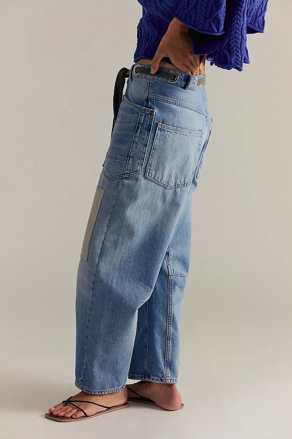 Free People - Moxie Low Slung Pull On | Truest Blue