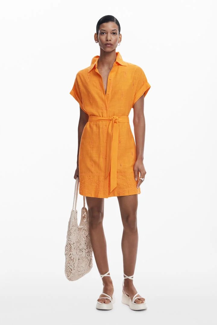 Desigual  - Avinyon Shirt Dress | Orange