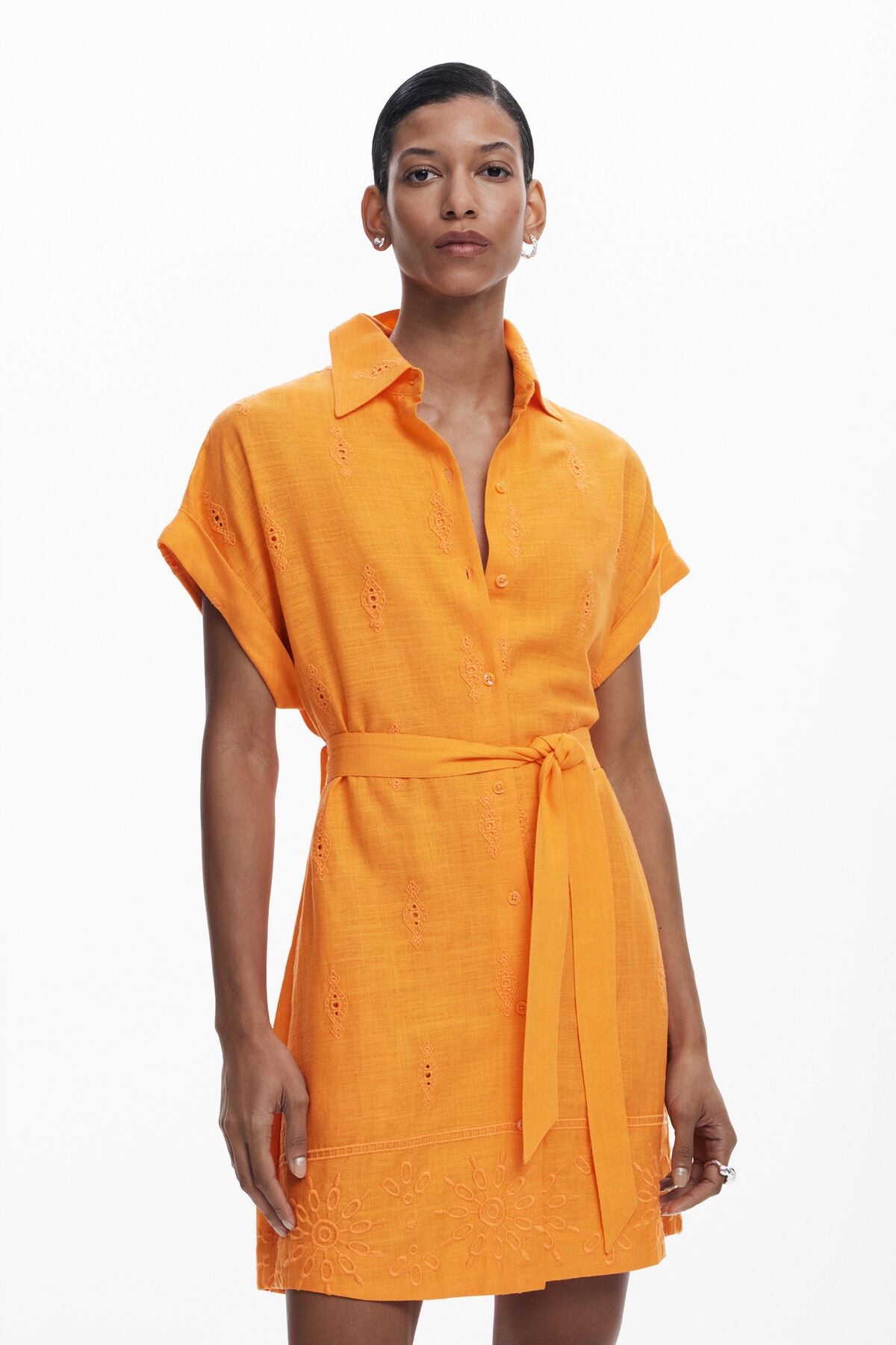 Desigual  - Avinyon Shirt Dress | Orange