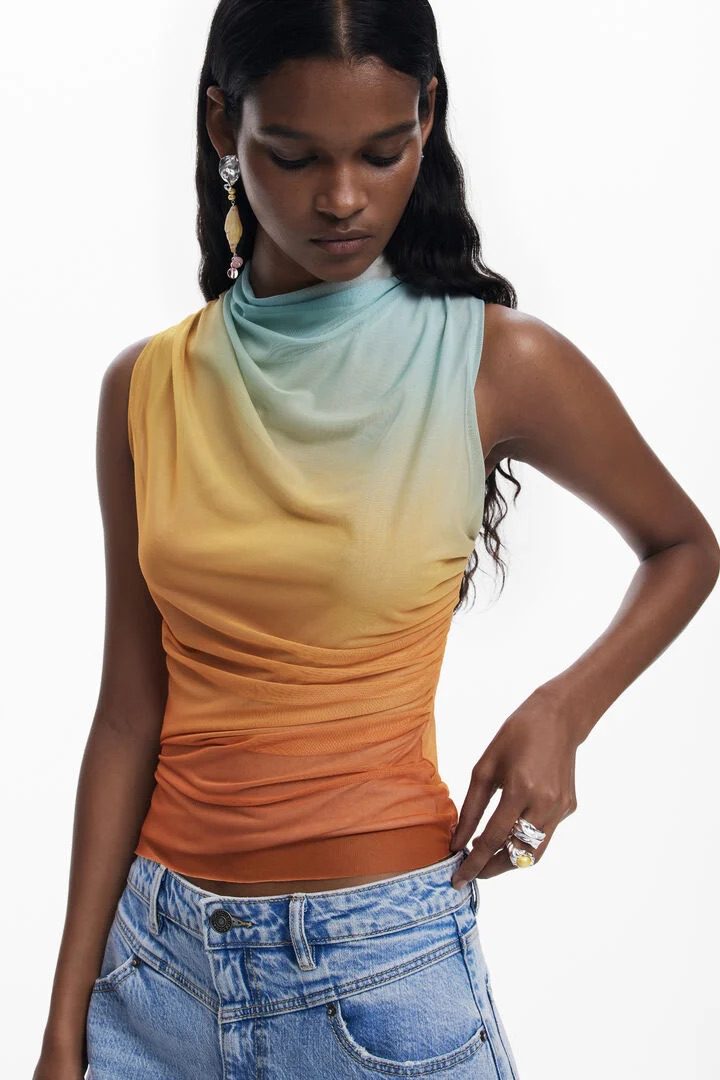 Desigual  - Sahara Mesh Top