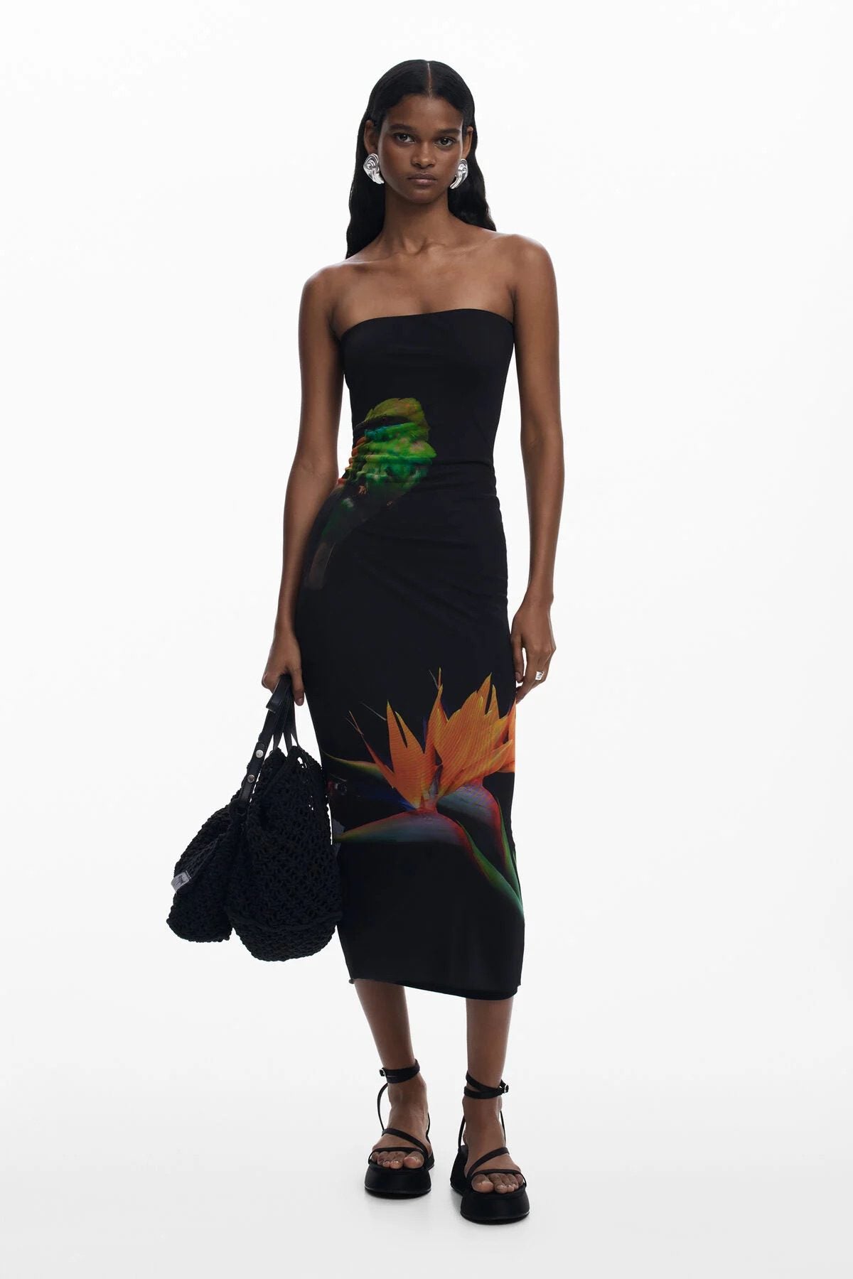 Desigual  - Colibri Strapless Dress