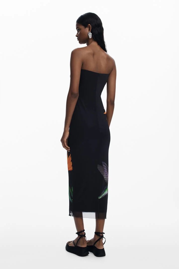 Desigual  - Colibri Strapless Dress