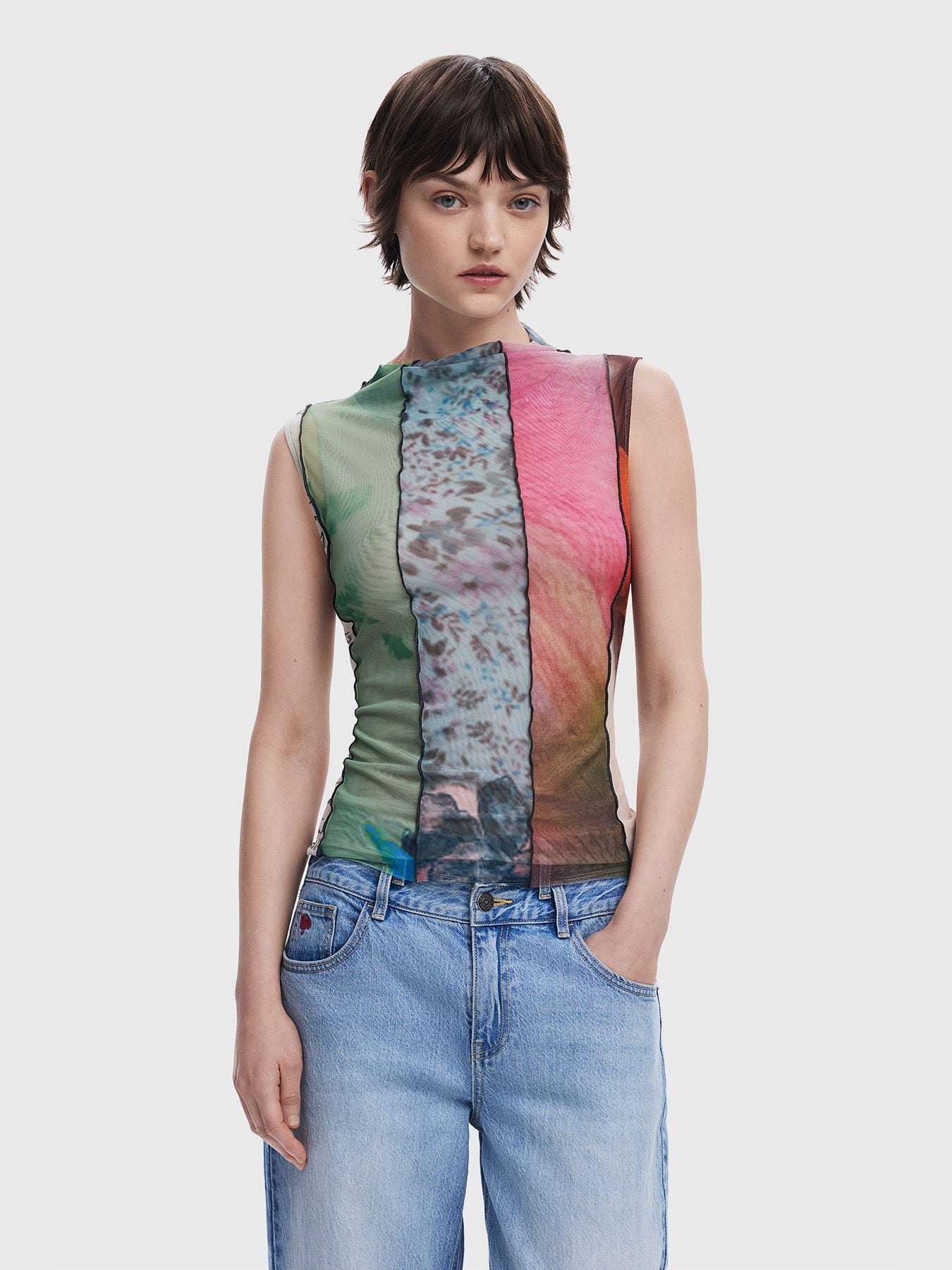 Desigual  -St Johns Mesh Top
