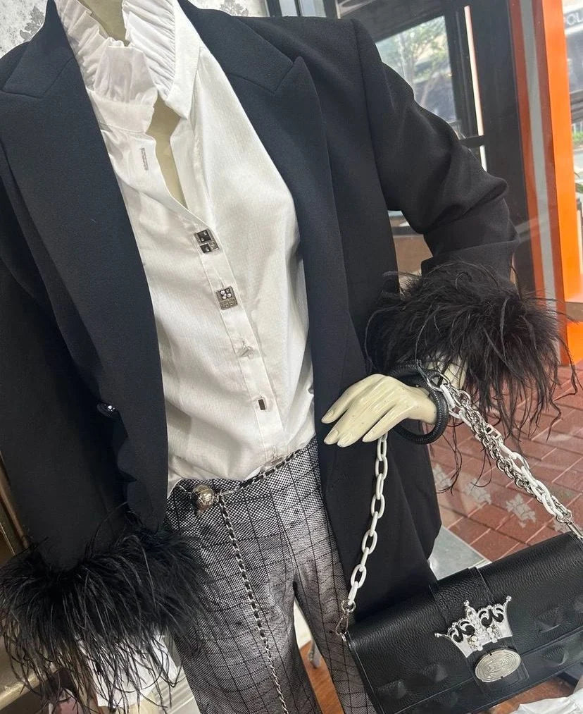 Rundholz - Black and White Pant