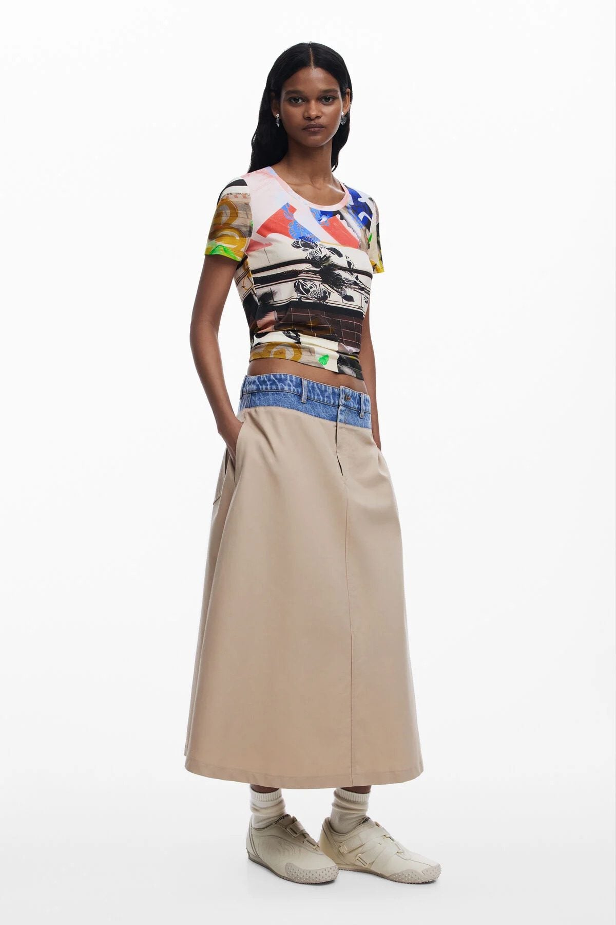Desigual - Collage Tee