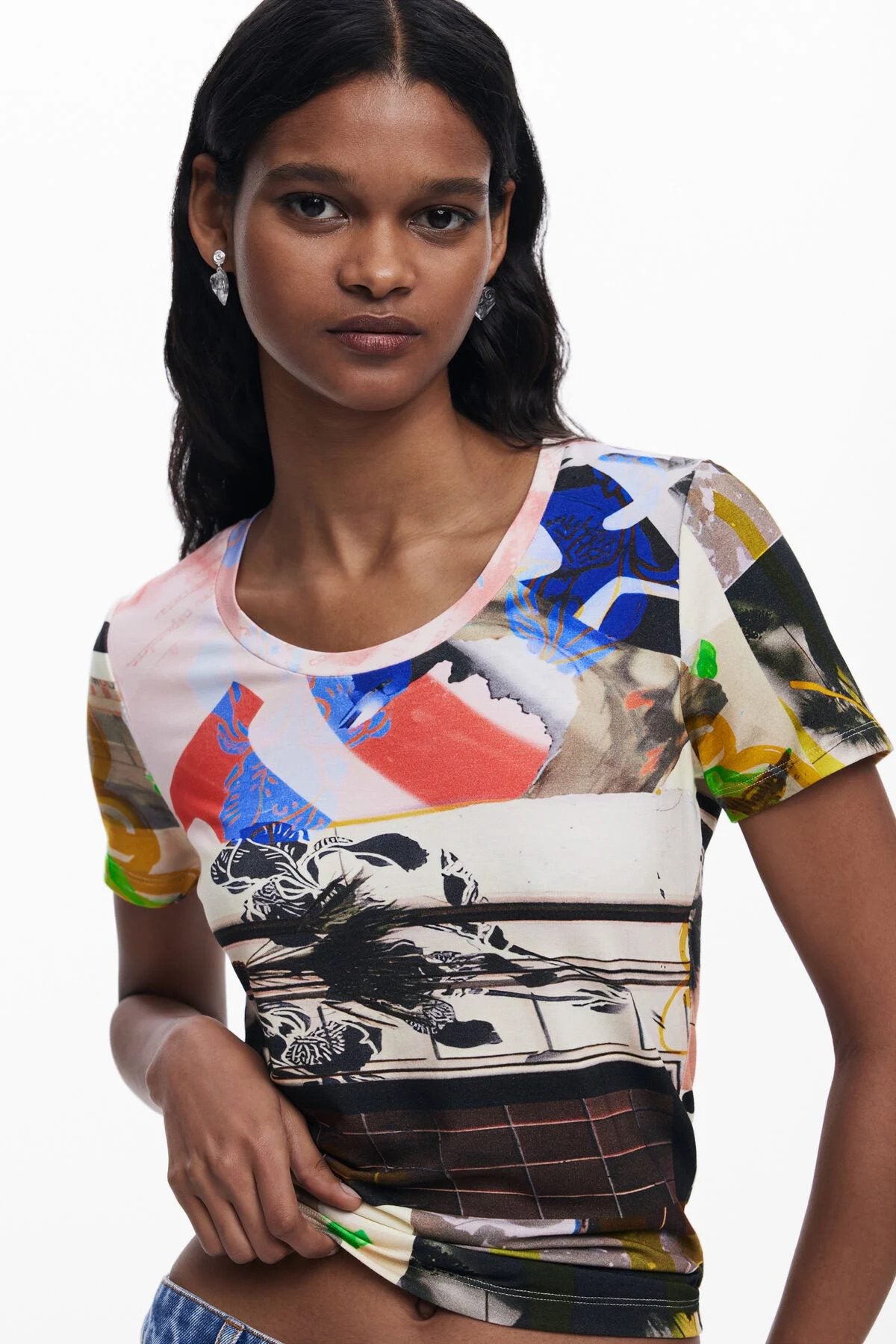 Desigual - Collage Tee