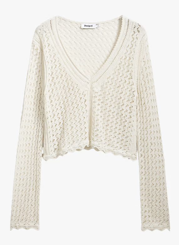 Desigual - Flam Crochet Top