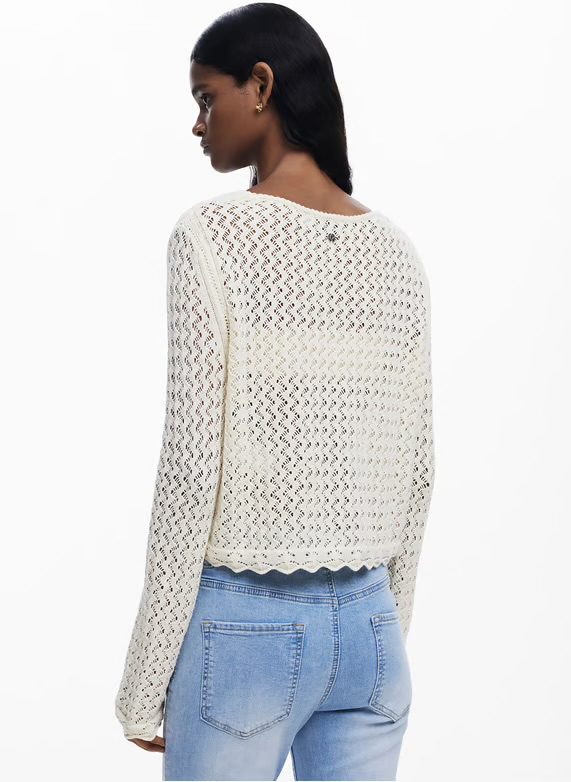 Desigual - Flam Crochet Top