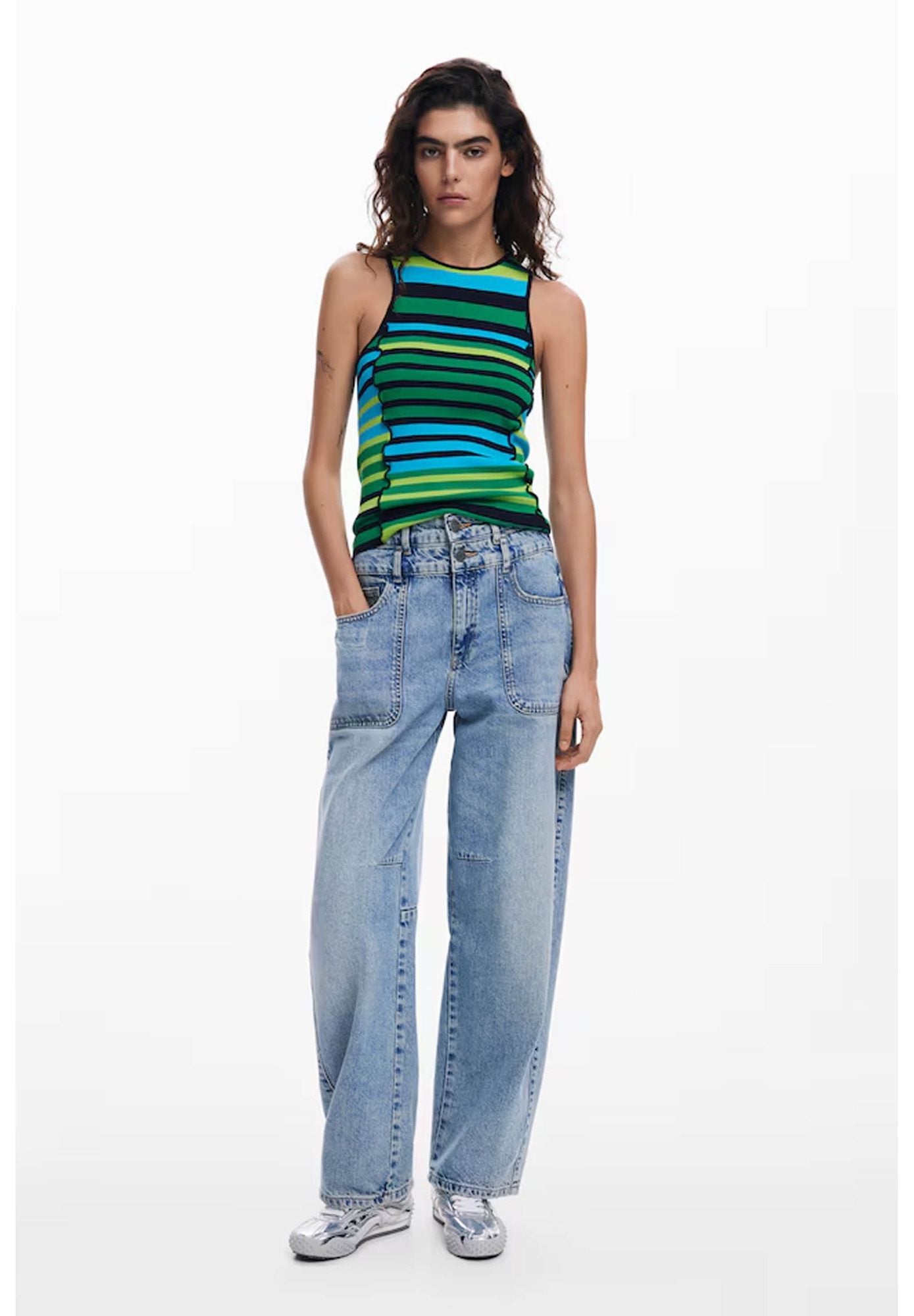 Desigual - Uruguay Striped Tank