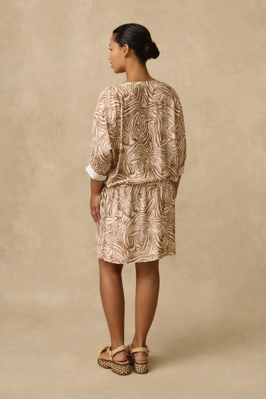 Monte and Lou - Nova 3/4 Sleeve Shirt Dress