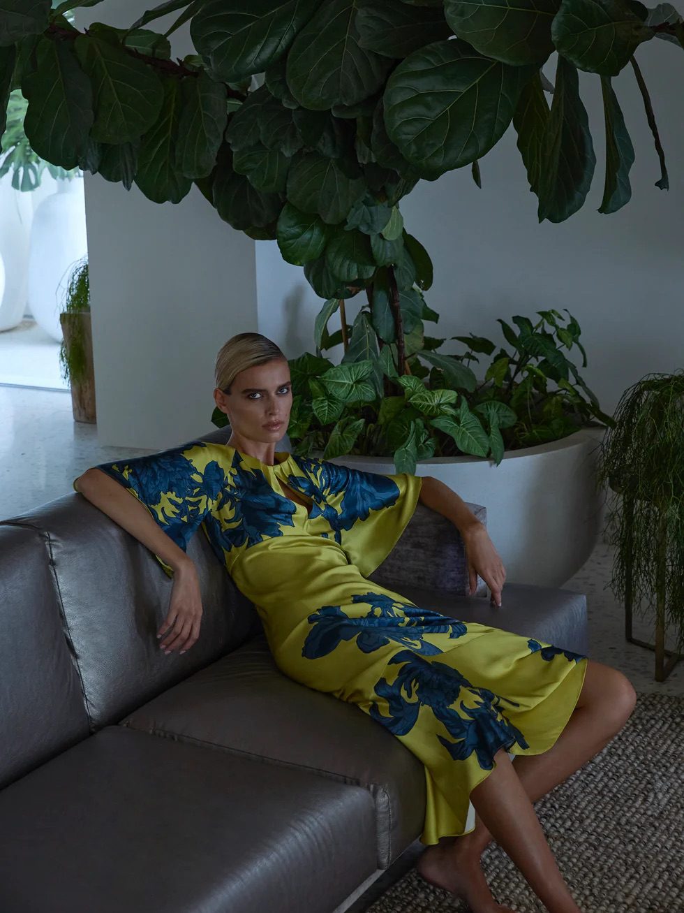 Moss and Spy - Delphine Midi Dress