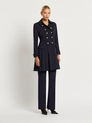 Moss and Spy - Morgan Pleated Coat Dress