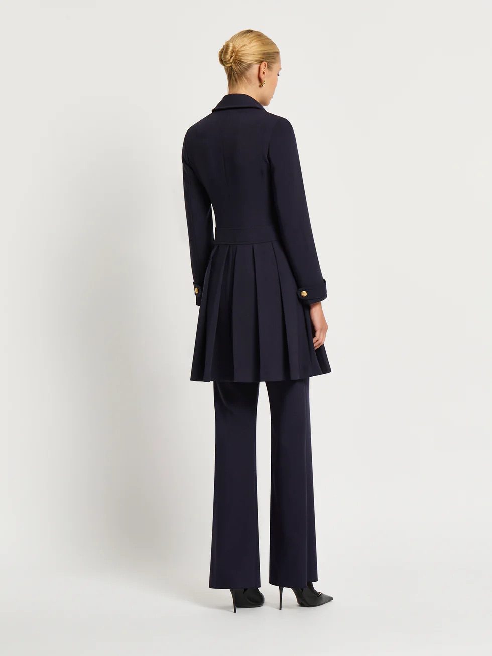 Moss and Spy - Morgan Pleated Coat Dress