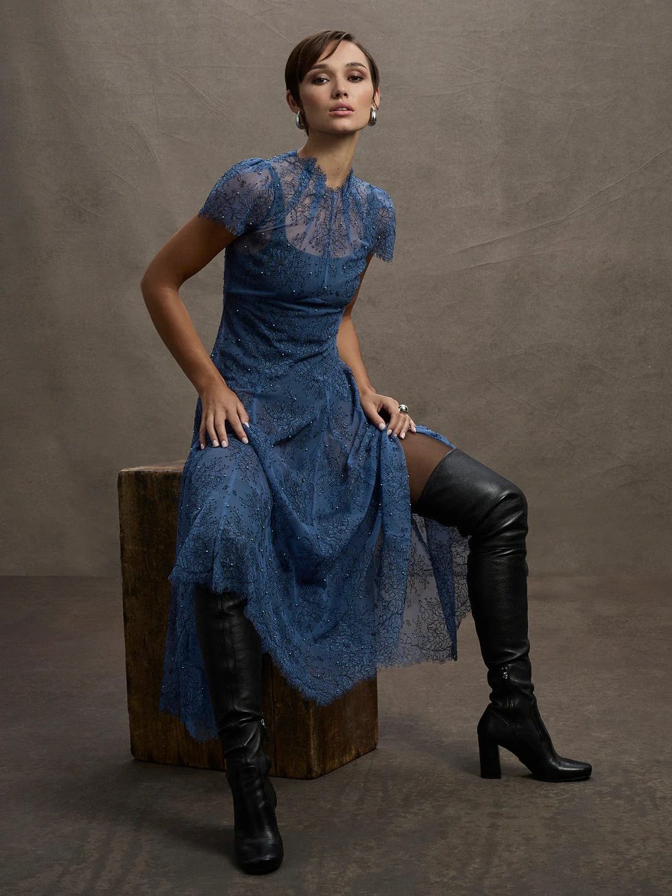 Moss and Spy - Elsa Midi Dress