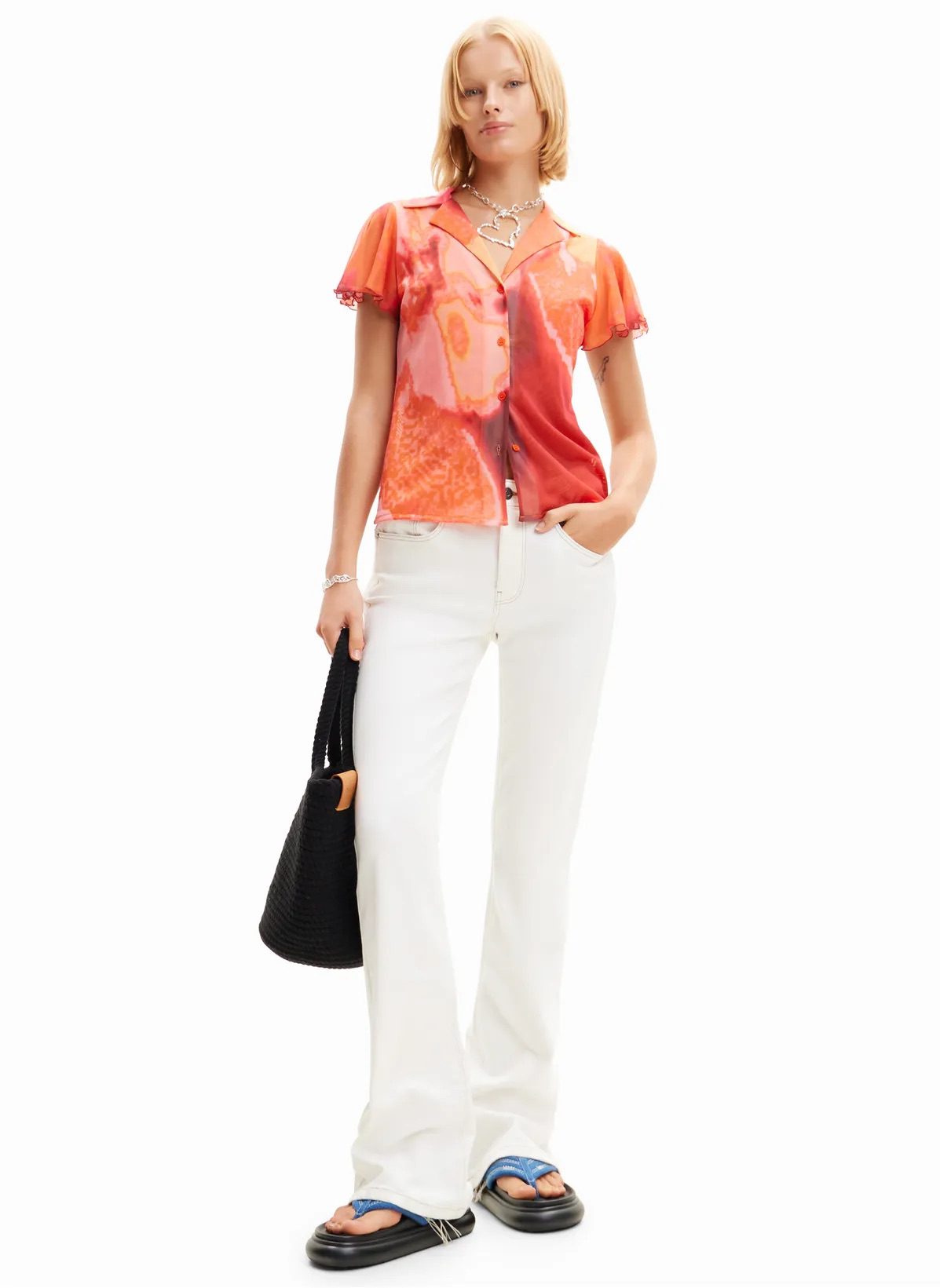 Desigual - Nerea Mesh Blouse