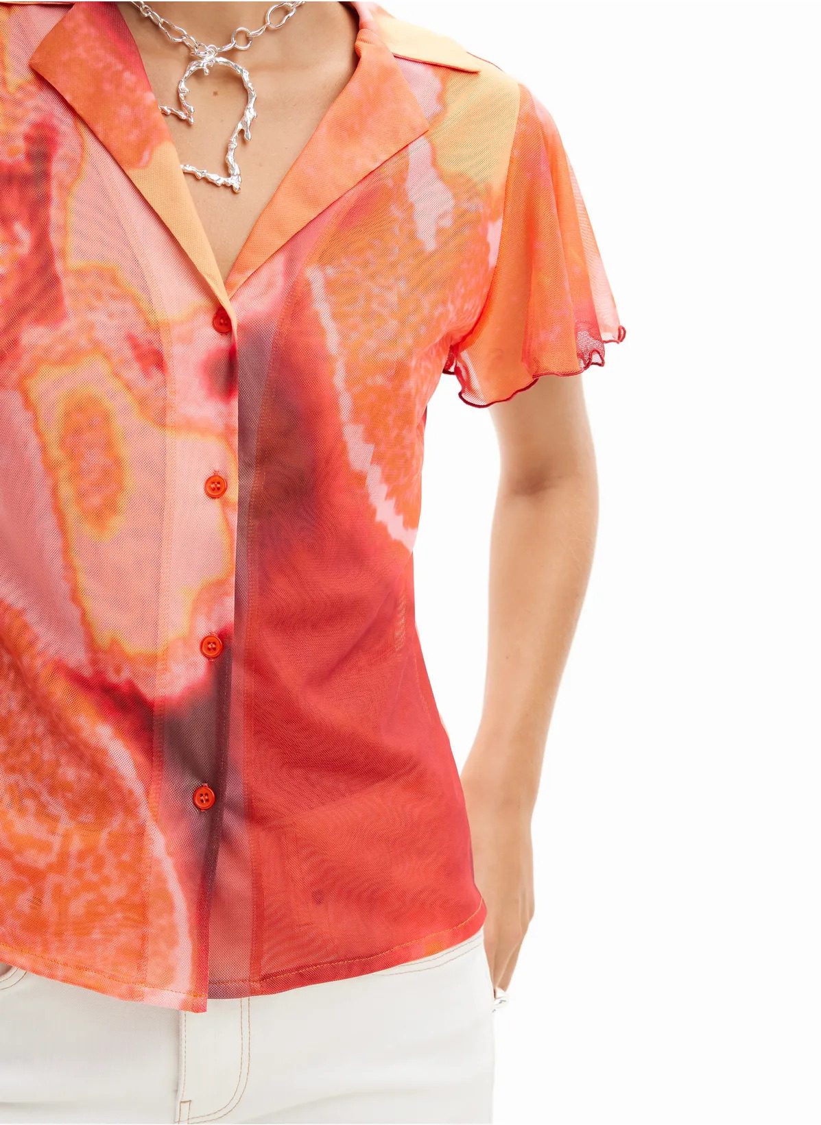 Desigual - Nerea Mesh Blouse