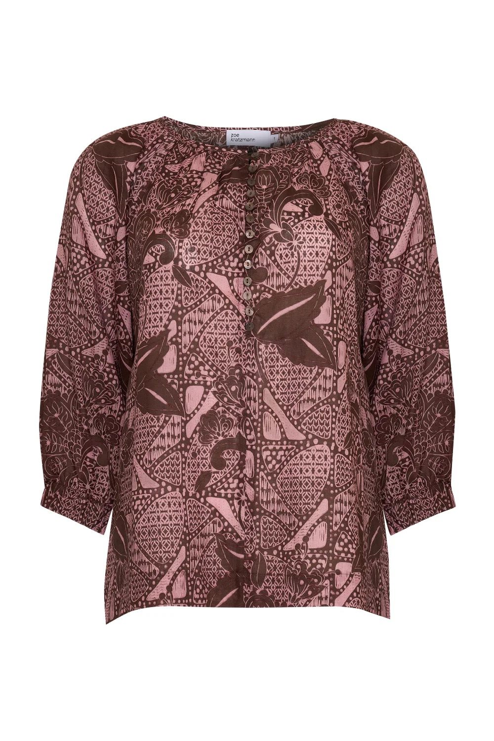 Zoe Kratzmann - Imbue Top | Cacao Batik