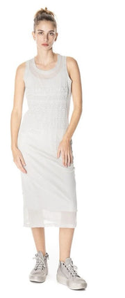 Rundholz - Mesh Dress | White