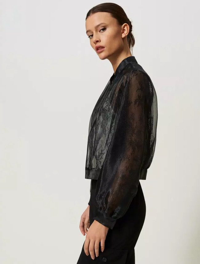 Twinset - Organza Bomber Jacket