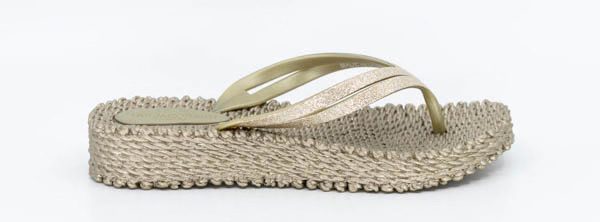 Ilse Jacobsen - Platform Thongs | Platin