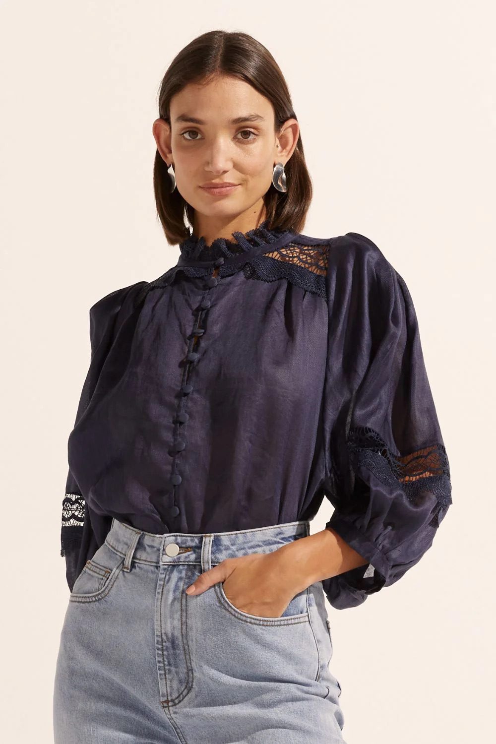 Zoe Kratzmann - Quell Top | Indigo