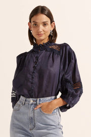Zoe Kratzmann - Quell Top | Indigo