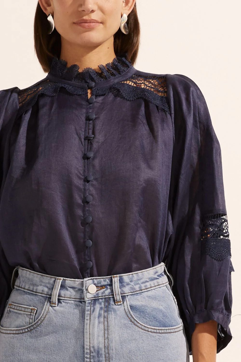 Zoe Kratzmann - Quell Top | Indigo