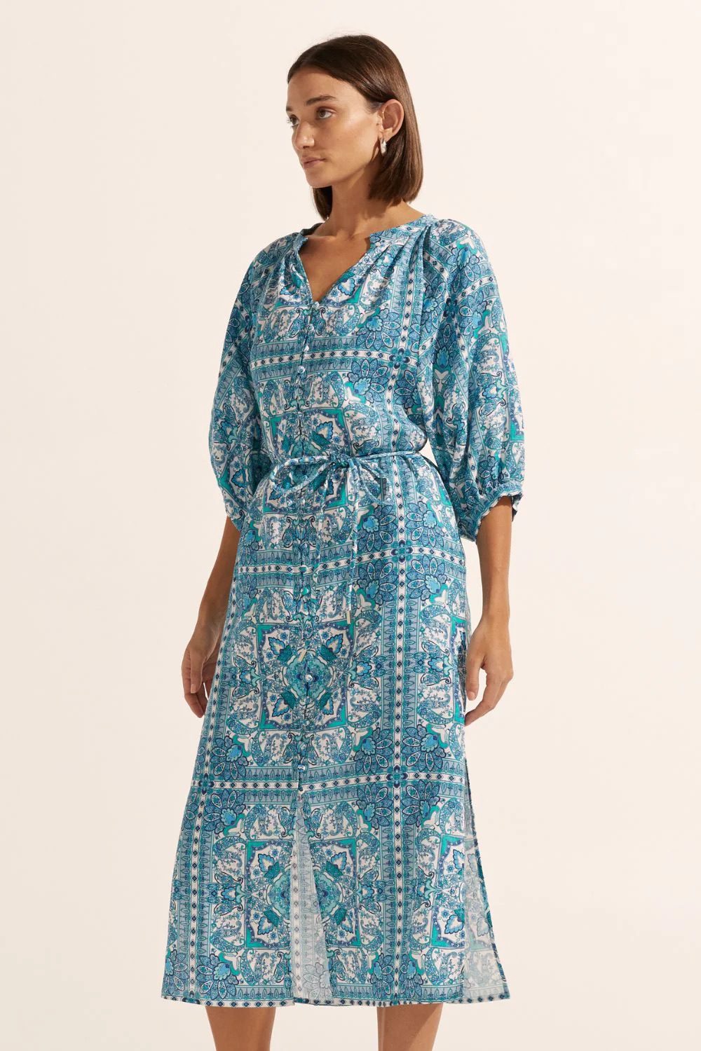 Zoe Kratzmann - Sojourn Dress | Sapphire Tile