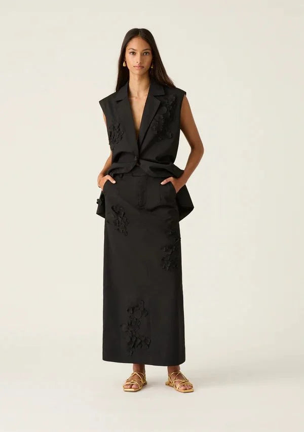 Mos the Label - Athena Maxi Skirt | Black
