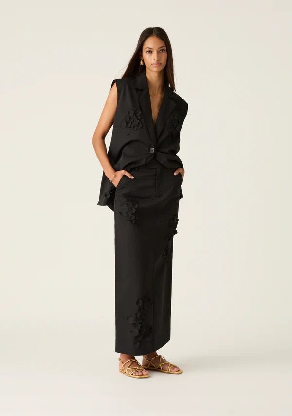 Mos the Label - Athena Maxi Skirt | Black