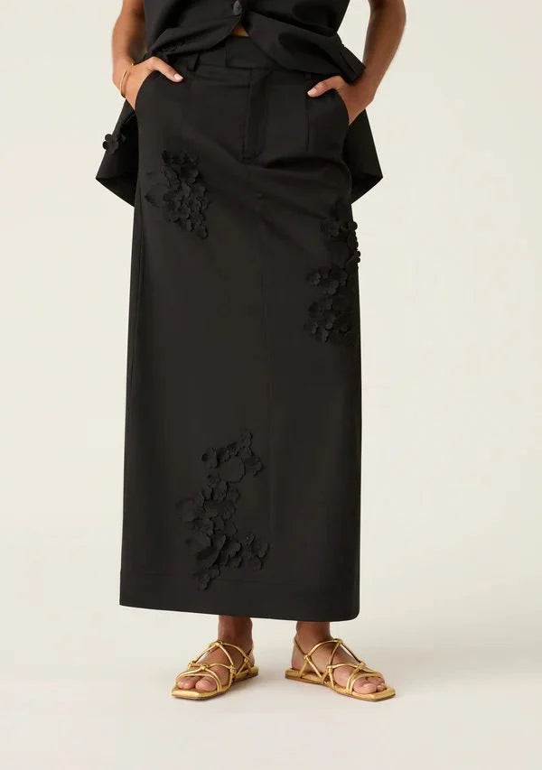 Mos the Label - Athena Maxi Skirt | Black