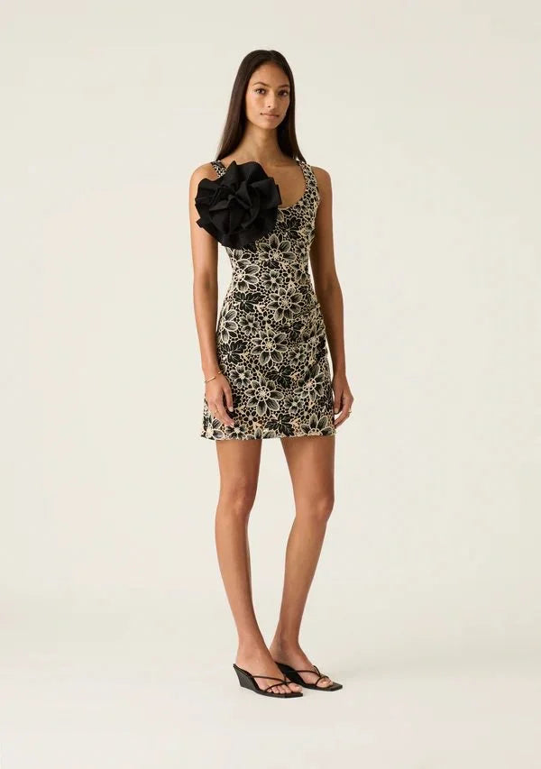 Mos the Label - Amelia Embroidery Mini Dress