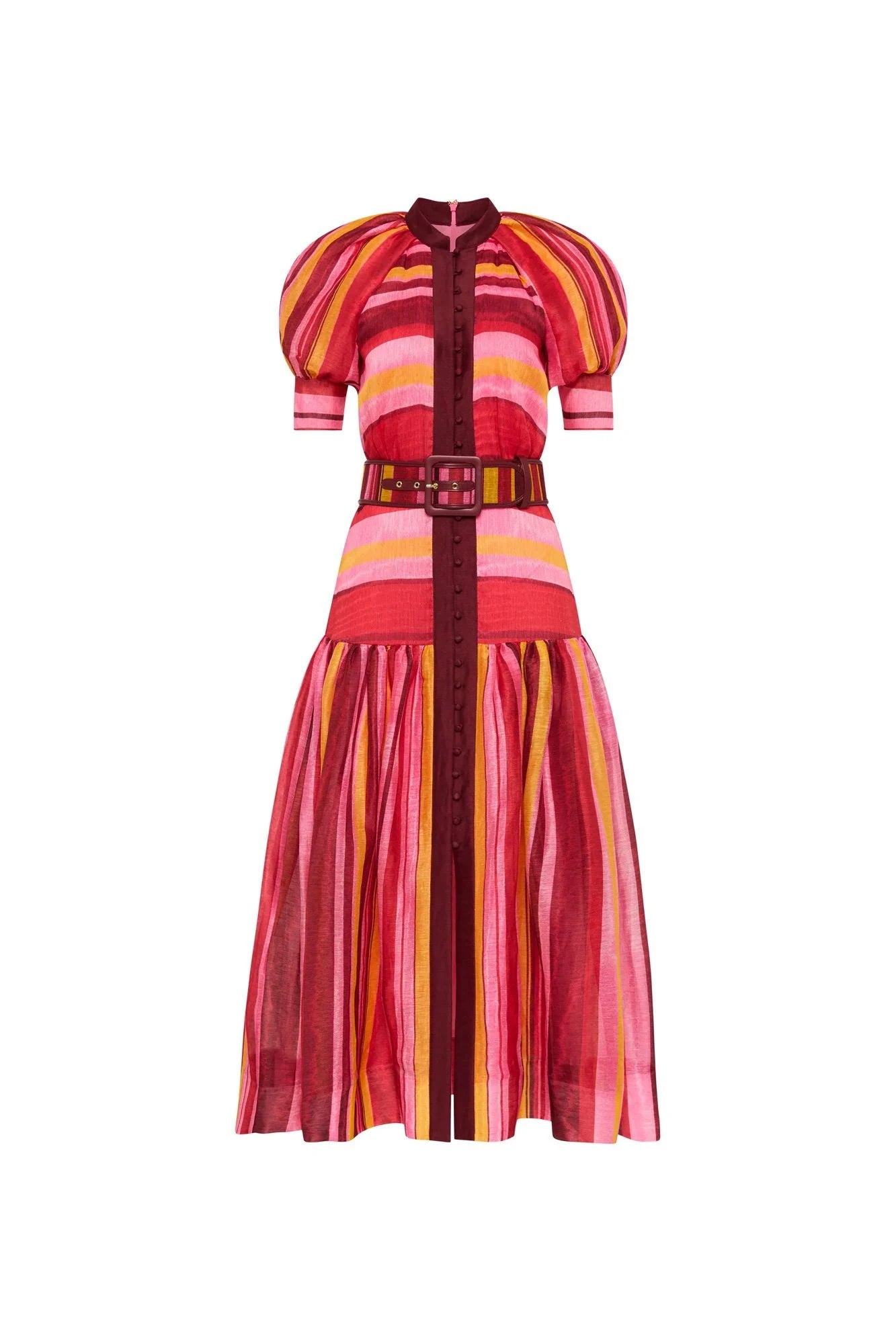 Rebecca Vallance - Milania Puff Sleeve Midi Dress