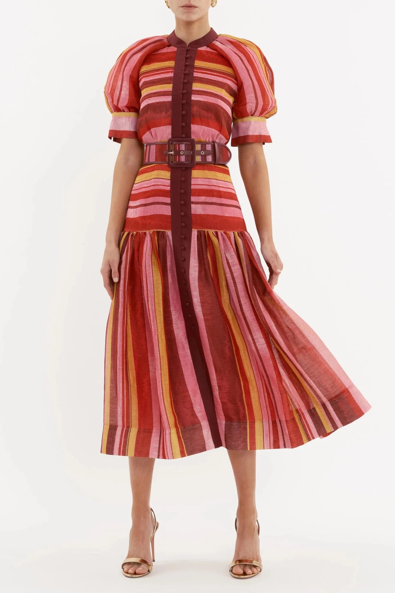 Rebecca Vallance - Milana Puff Sleeve Mini Dress