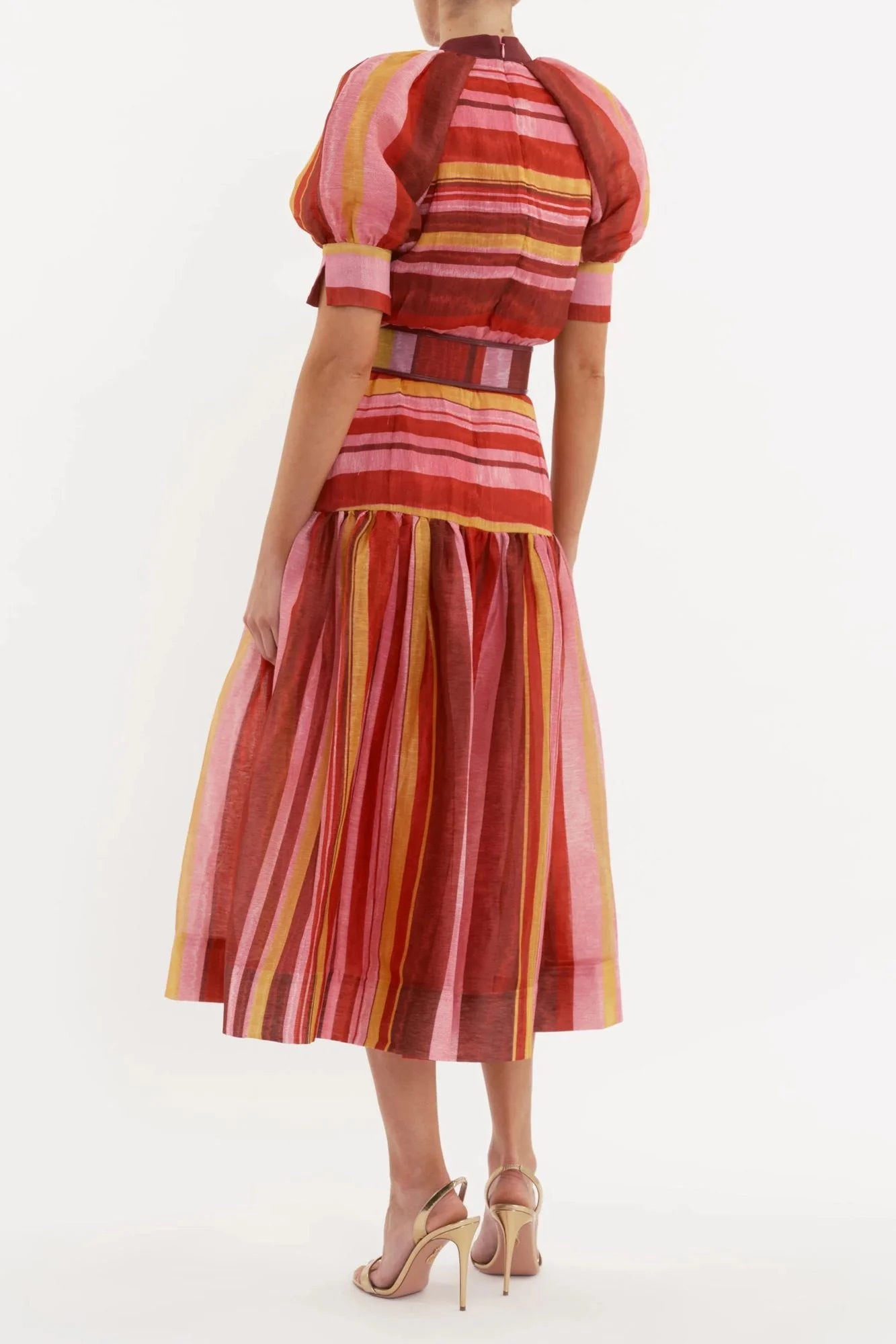 Rebecca Vallance - Milania Puff Sleeve Midi Dress