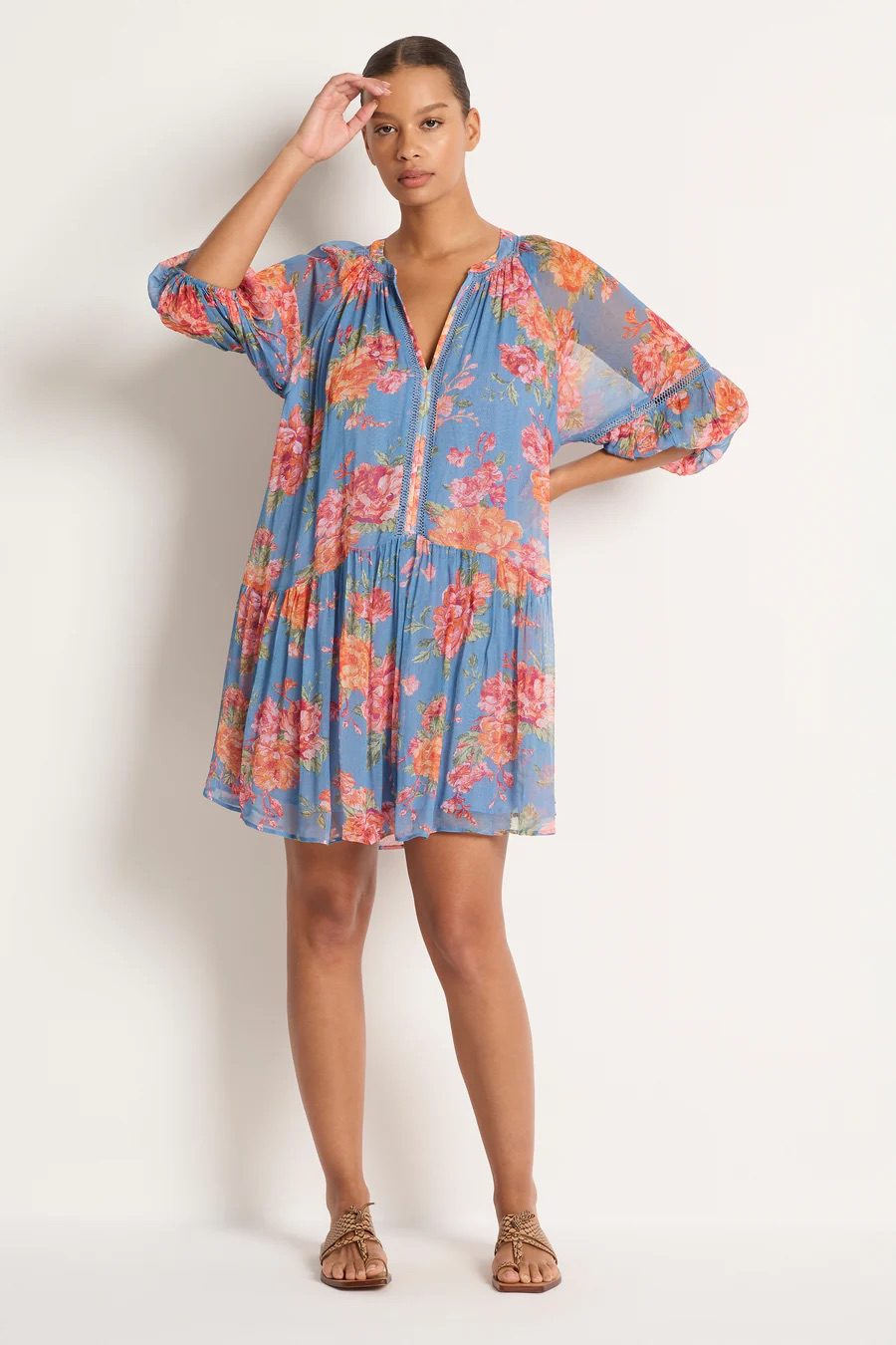 Monte and Lou - Delight Mini Dress | Chambray