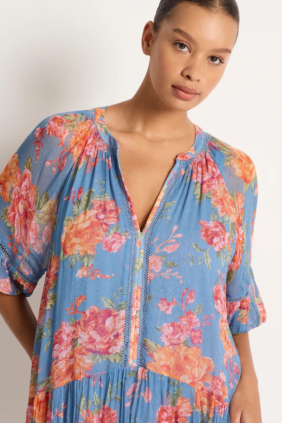 Monte and Lou - Delight Mini Dress | Chambray