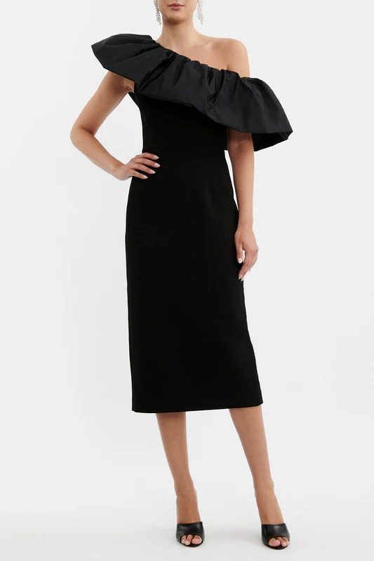 Rebecca Vallance - After Hours One Shoulder Midi Dress