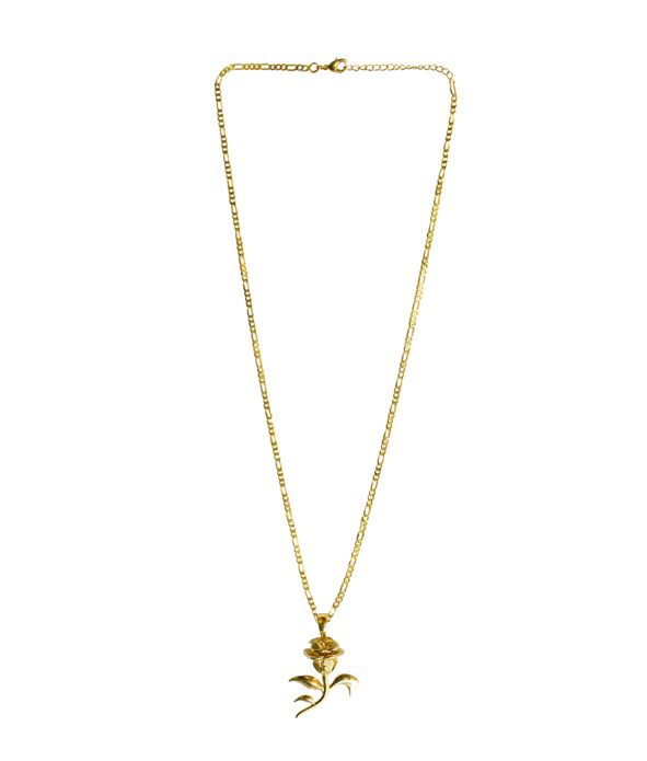 Mountain and Moon - Rosette Necklace | Gold