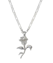 Mountain and Moon - Rosette Necklace | Silver