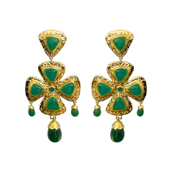 Mountain and Moon - Gold Rafaela Earring