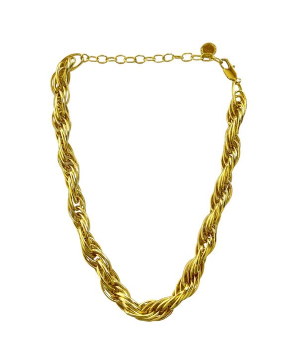Mountain and Moon - Gold Catalina Necklace