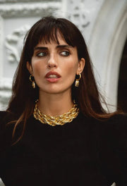 Mountain and Moon - Gold Catalina Necklace